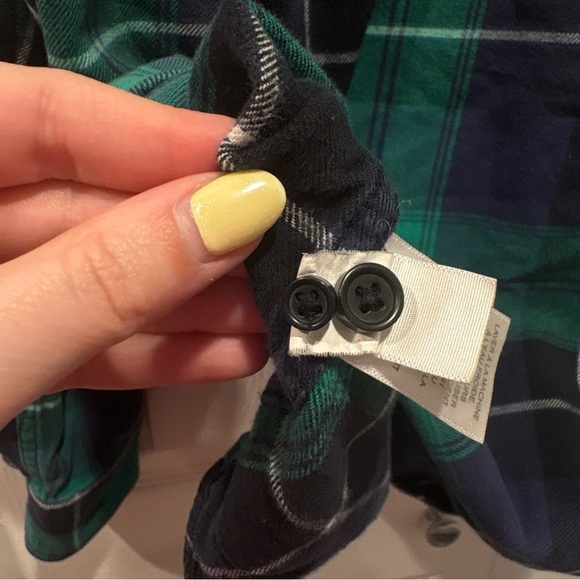 Green and Blue 14th & Union Button Up Flannel - Size XL - Picture 7 of 7